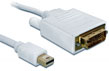 Cablu mini DisplayPort la DVI T - T 2 m, Delock 82918