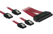 Cablu SAS 32 pini (SFF 8484 ) la 4 x SATA 7 pini 50cm, Delock 83044