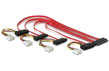 Cablu SAS 32 pini la 4x SAS 29 pini (SFF 8484 SFF 8482 + alimentare) 50cm, Delock 83051