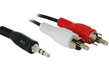 Cablu audio Delock jack 3.5 la 2 X RCA 10M, 84277