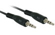 Cablu audio stereo Jack 3.5mm T-T 2.5M, Delock 84001