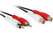 Cablu prelungitor RCA 2xRCA T/2xRCA M, 5M
