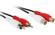 Cablu audio Delock 2 X RCA - 2 X RCA T-M 2.5M, 84032