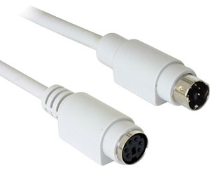 Prelungitor PS/2, miniDIN 6M-6T, 5 m
