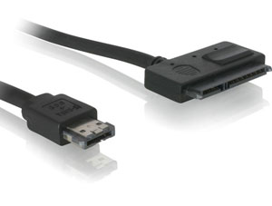 Cablu Power Over eSATA/USB - SATA 22pini 50cm, Delock 84396