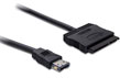 Cablu eSATAp 12V la SATA 22 pini 2.5-3.5 inch HDD, 1M, Delock 84403