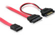 Cablu Slim SATA 13 pini la SATA 7 pini + alimentare, Delock 84418