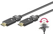 Cablul Delock HDMI 1,5 m, unghi la 180 grade
