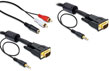 Cablu VGA Delock cu audio 2M, 84452