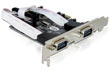 Placa PCI-E Delock 2 X Serial, 1 X paralel, 89129