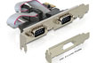 Placa PCI-Express la Serial 2 porturi, Delock 89220