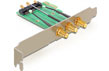 Placa PCI Express la Mini PCI Express si 3 X RP-SMA, Delock 89294