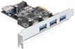 Placa PCI Express la 3 porturi externe + 1 port intern USB 3.0, Delock 89301