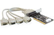 Placa PCI la 4 x Serial Power Management, Delock 89304