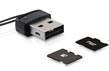 Card Reader mini Delock USB 2.0 - MicroSD/M2