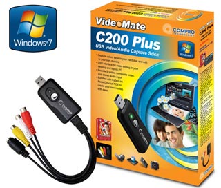 COMPRO C200 Plus USB pt. captura audio-video