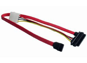 Cablu SATA 22 pini la 7 pini, alimentare, Gembird CC-SATA-C1