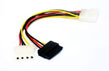 Cablu Y alimentare SATA - 2 X Molex, CC-SATA-PSY2