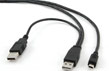 Cablu USB 2.0 dual A - mini 5PM 0.9m, Gembird CCP-USB22-AM5P-3