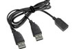 Cablu USB 2.0 Y alimentare A - A 1.8M, Gembird CCP-USB22-AMAF-6
