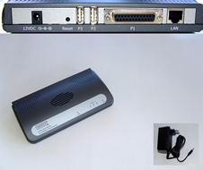 Print Server 3 porturi, (2xUSB,1xparalel),Digitus