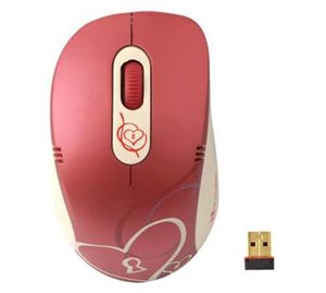 Mouse Wireless G-Cube Heart & Soul, G7E-60S