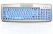 Tastatura Gembird PS/2 KB-7200AL Aluminium