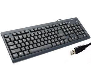 Tastatura Gembird USB KB-8300U-BL, Black