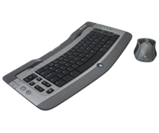 Kit Tastatura&Mouse Entertainment Desktop 7000 Wireless, Laser, Bluetooth, USB, Argintiu, 69Z-00011