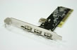 Placa PCI -> USB 2.0 3 porturi+1 mini USB U2N102