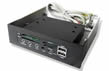 Card reader intern + Front Panel 5.25, Gembird UHB-2MP-B