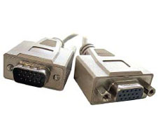 Cablu prelungitor VGA 15T-15M, ecranat, 5M