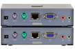KVM Extender USB (maxim 100 m) cu Audio