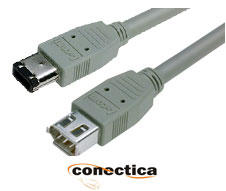 Prelungitor FireWire ( 6 M - 6 T), 2 m