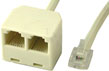 Cablu telefon la 2 X RJ11, 5M, TEL-0024