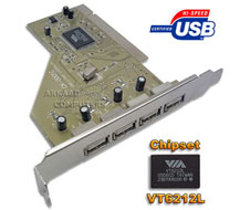 PCI USB 2.0 adapter 4 porturi