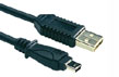 Cablu USB 2.0 A - mini 5PM, 1.8 m