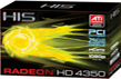 Placa video HIS ATI HD4350, H435F256P